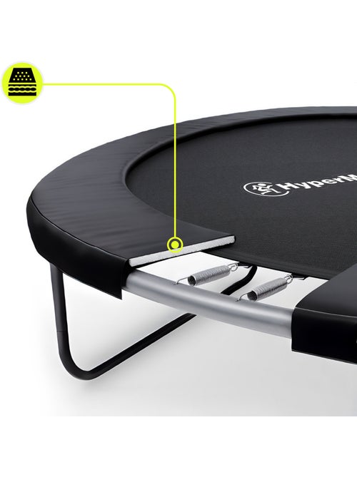 Trampoline enfant avec filet et échelle 244cm HyperMotion - Kiabi