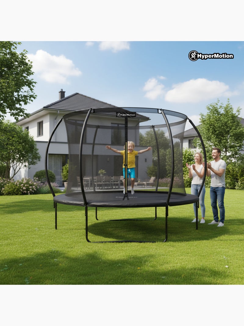 Trampoline enfant avec filet et échelle 305cm HyperMotion Noir - Kiabi