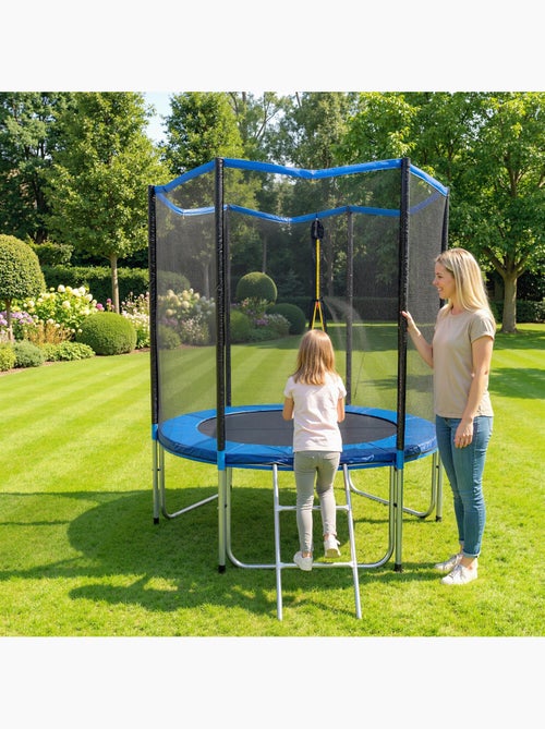 Trampoline enfant complet dia. 1,83 m 80 Kg max. - Kiabi Trampoline enfant complet dia. 1,83 m 80 Kg max. - Kiabi