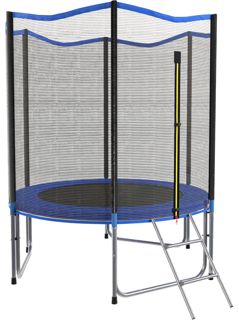 Trampoline enfant complet dia. 1,83 m 80 Kg max. Bleu Bleu - Kiabi