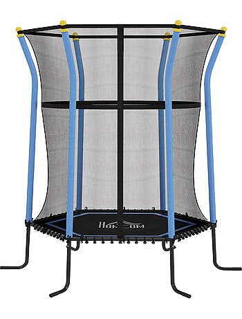 Trampoline enfant dia. 1,63 x 1,9H m charge max. 50 Kg tout équipé
