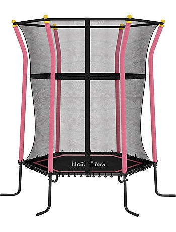 Trampoline enfant dia. 1,63 x 1,9H m charge max. 50 Kg tout équipé