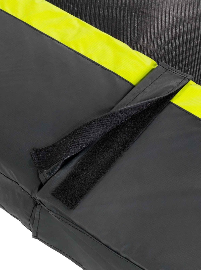 Trampoline enterré rond 427cm vert et filet de sécurité Sihouette EXIT Noir - Kiabi