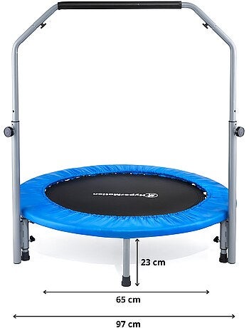 Trampoline fitness enfant avec poignée 97cm HyperMotion