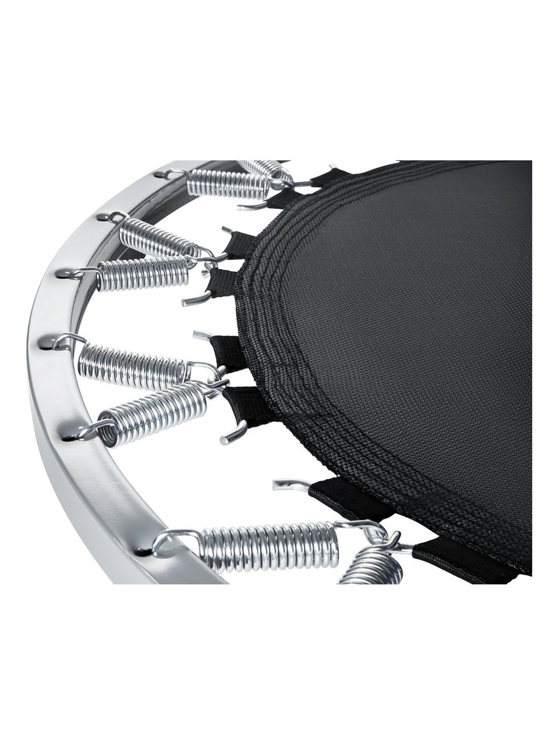 Trampoline Fitness Max 25Kg - Diamètre 91cm 36 Ressorts 6 pieds antidérapants, Pliable Bleu - Kiabi