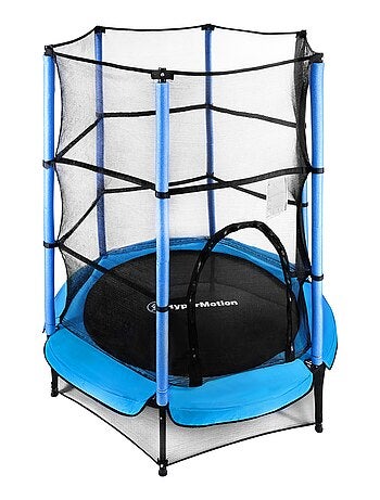 Trampoline pour Enfants 3 à 6 ans, Diamètre 140 - Hauteur 162 cm - Filet de protection