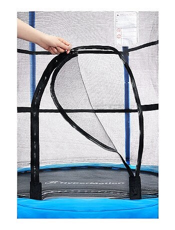 Trampoline pour Enfants 3 à 6 ans, Diamètre 140 - Hauteur 162 cm - Filet de protection