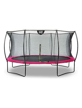 Trampoline de jardin enfant Ø 1,65 × 1,62H m avec accessoires - Rouge -  Kiabi - 84.90€