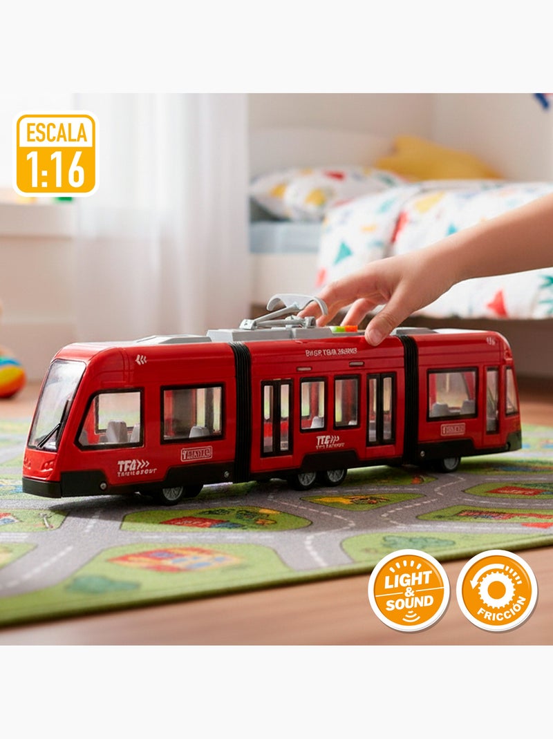 Tramway jouet avec son et lumière 1:16 speed & go N/A - Kiabi