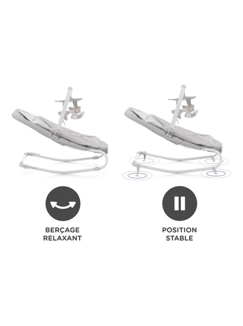 Transat 2en1 balancement musique vibration - Kiabi Transat 2en1 balancement musique vibration - Kiabi