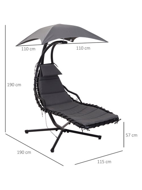 Transat bain de soleil suspendu - Kiabi Transat bain de soleil suspendu - Kiabi