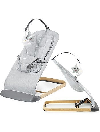 Transat bébé 2 en 1 LILY balancelle chaise longue 0+ léger pliable 3 positions