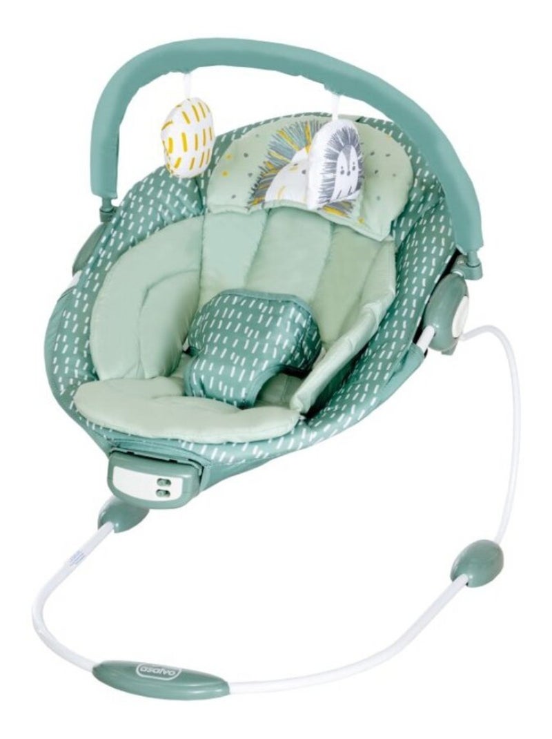 Transat bébé avec mélodies et vibrations, arche de jeu amovible - Pinchi Vert d'eau - Kiabi