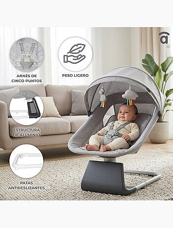 Transat bébé Bluetooth avec balancement Bali Asalvo