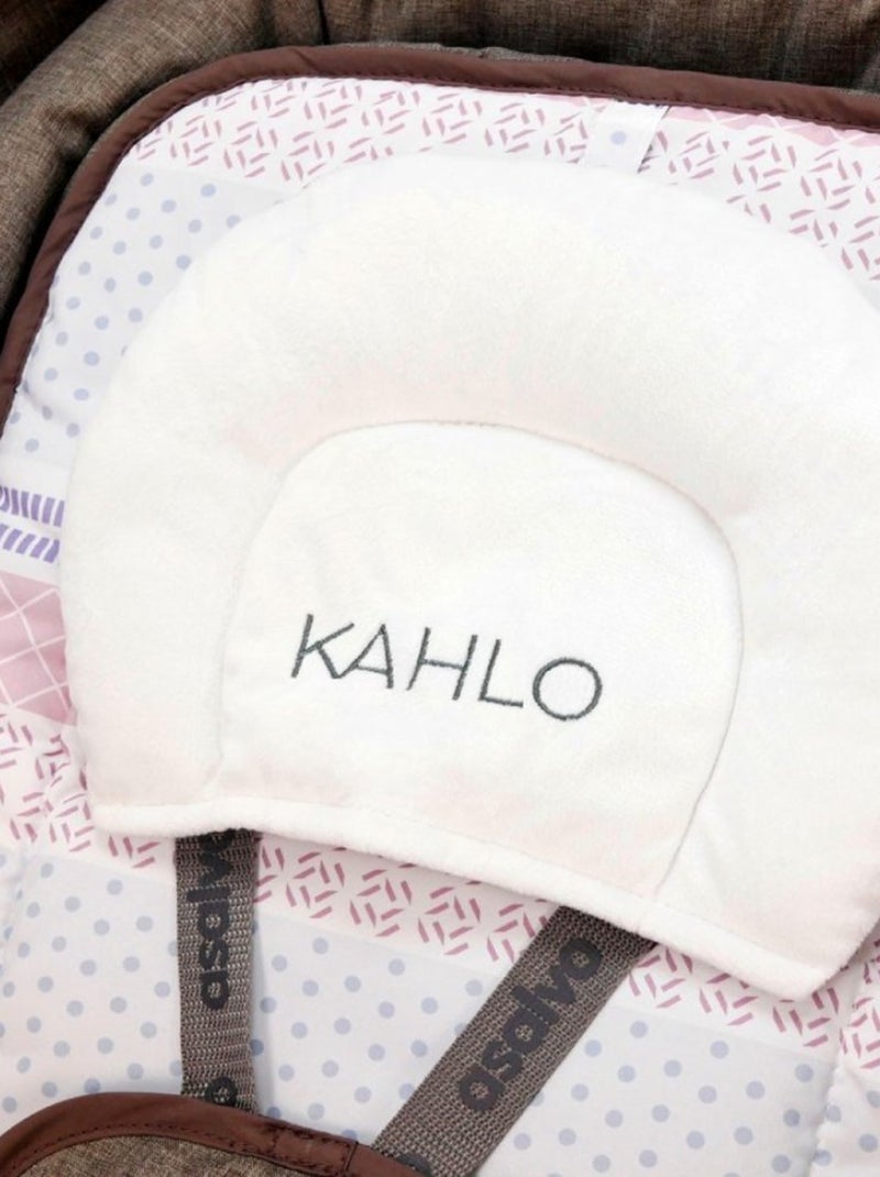 Transat bébé légère avec balancelle, 10 mélodies et moustiquaire incluse - Kahlo Rose - Kiabi