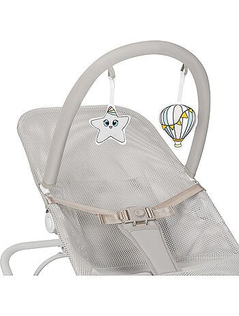 Transat bébé lionelo vinci - circulation d’air - léger - 3 modes de balancement - 4 mélodies - calme