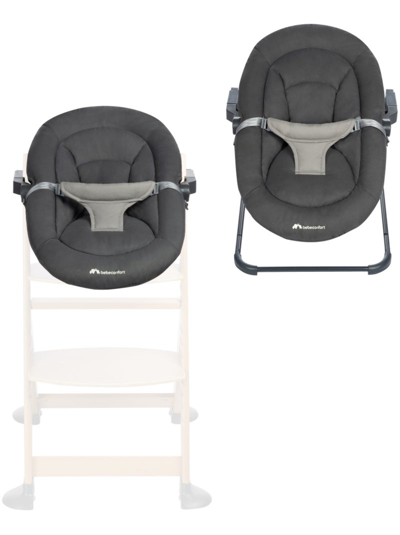 Transat bébé pour chaise haute Timba Gris foncé - Kiabi