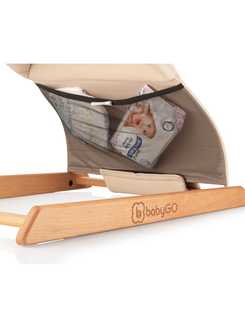 Transat bébé skippy - babygo Beige - Kiabi