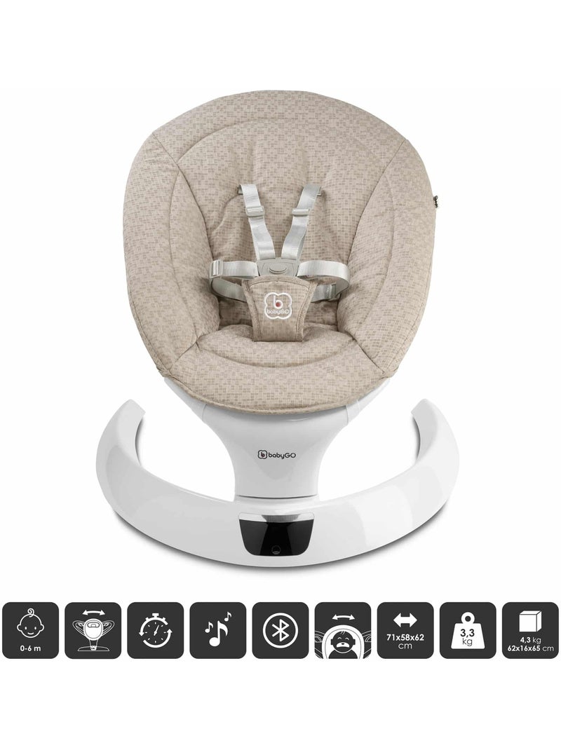 Transat bébé Swing - BabyGo Beige - Kiabi