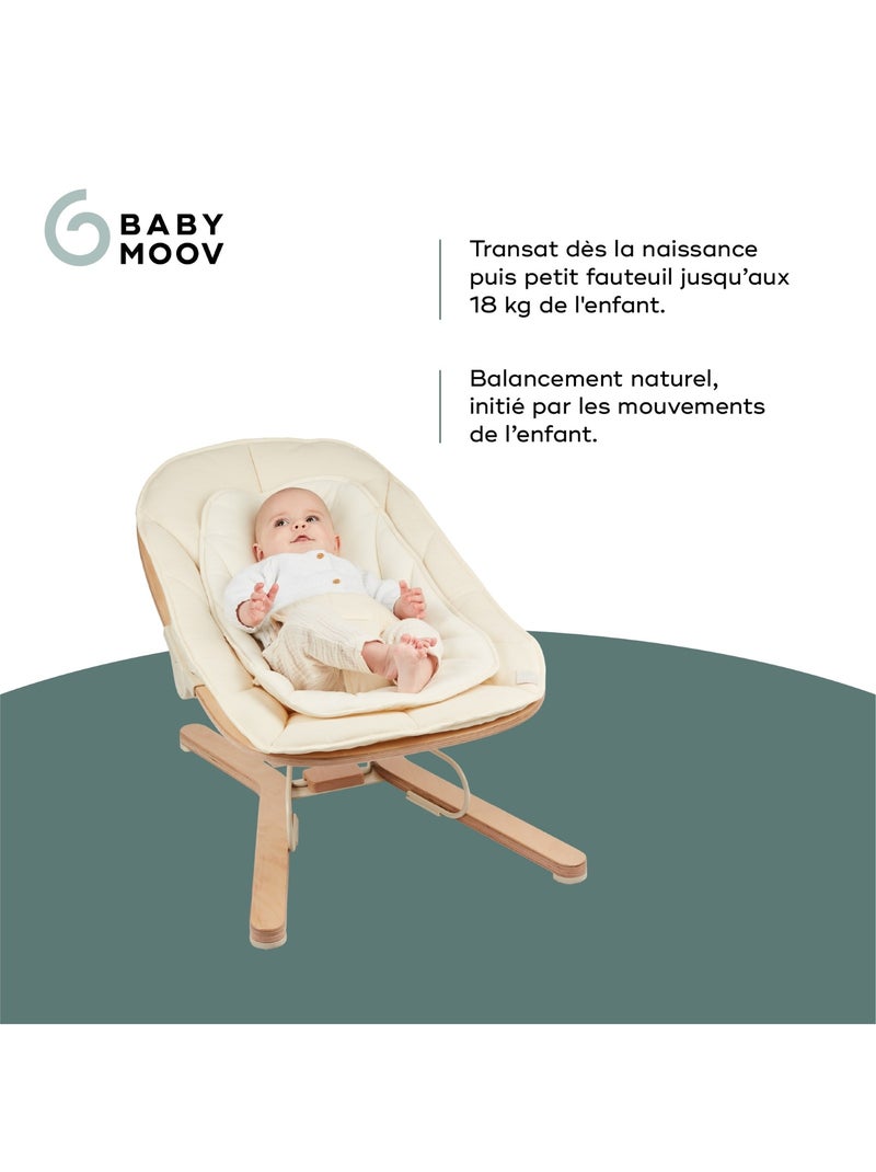 Transat bébé Swoon Flow Evolutif 'Babymoov' Beige - Kiabi