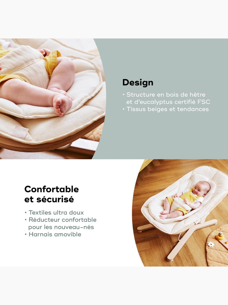 Transat bébé Swoon Flow Evolutif 'Babymoov' Beige - Kiabi