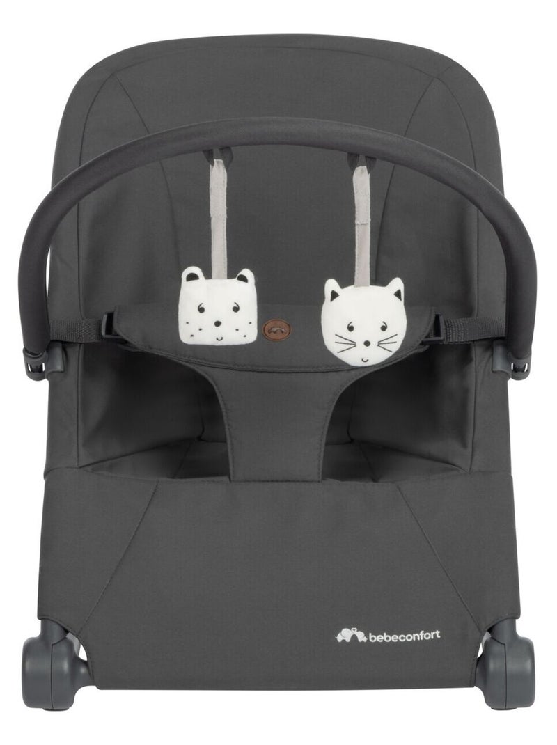 Transat bébé ultra compact Aster, avec arche Gris foncé - Kiabi