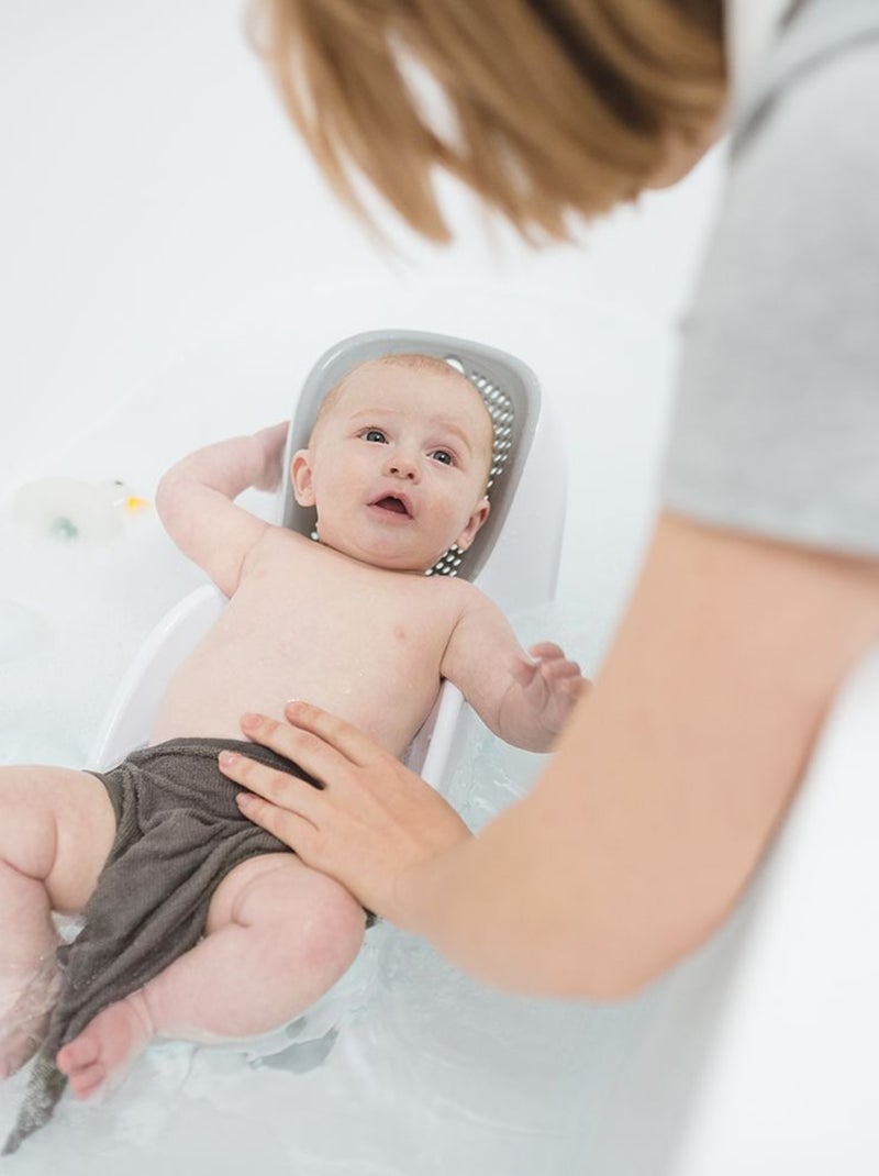 Transat de bain FIT 0 - 6 mois Blanc Bleu - Kiabi