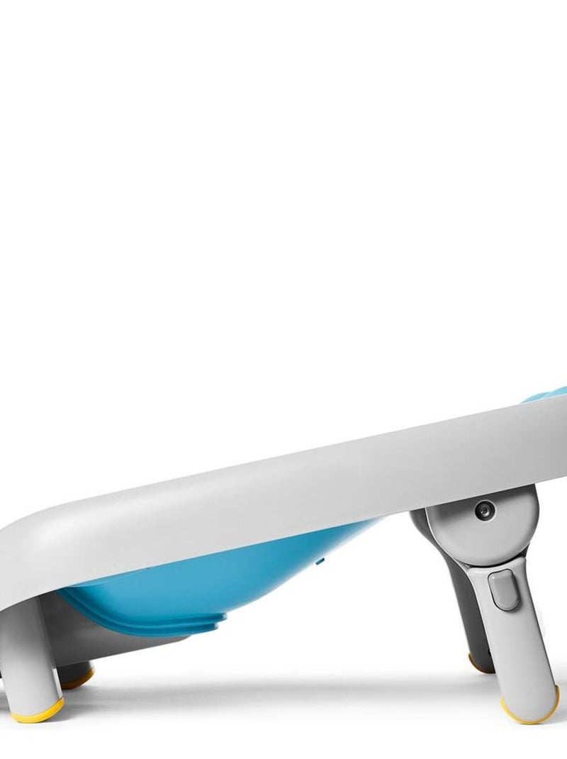 Transat de bain incliné Moby bleu Gris - Kiabi