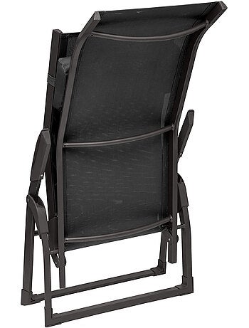 Transat de jardin en aluminium pliant 2 positions DECIMA