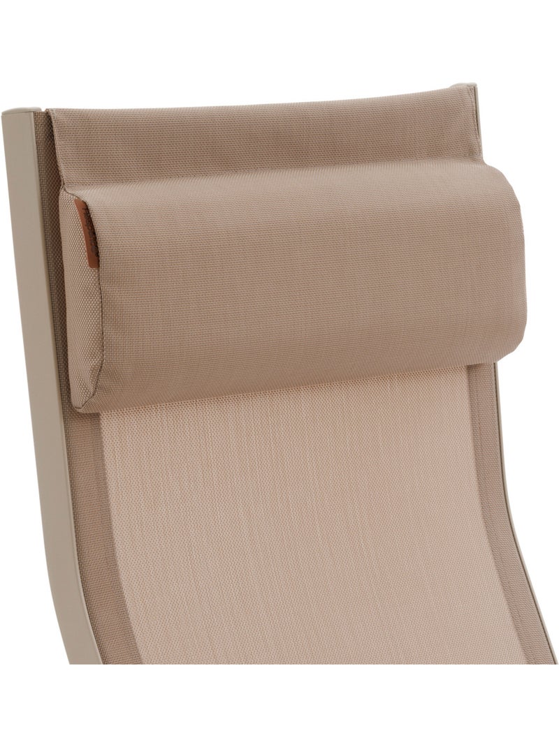 Transat de jardin en aluminium pliant 2 positions DECIMA Lin - Kiabi