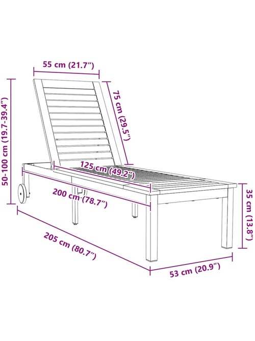 Transat de jardin en bois - Kiabi Transat de jardin en bois - Kiabi
