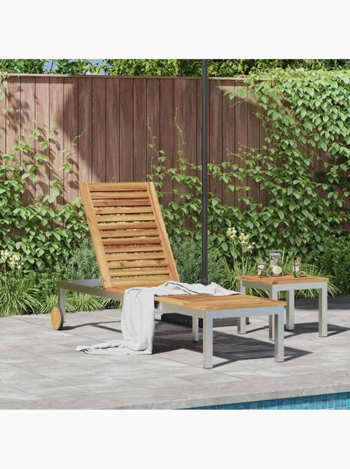 Transat de jardin en bois - Kiabi Transat de jardin en bois - Kiabi