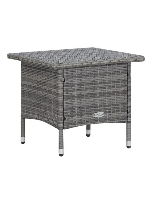 Transat et table basse en résine tressée - Kiabi Transat et table basse en résine tressée - Kiabi