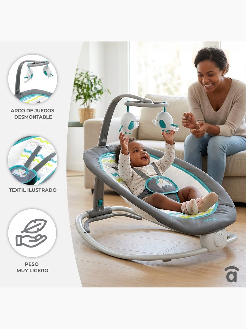 Transat forestier pliable Asalvo Rose - Kiabi