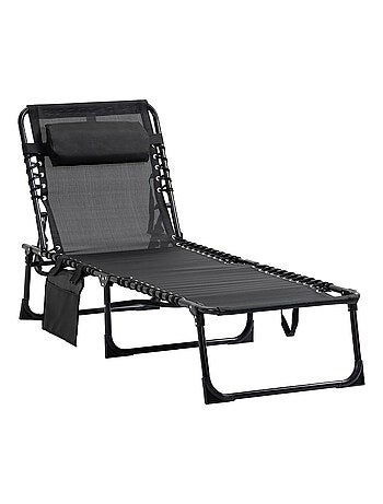 Transat pliable portable dossier réglable