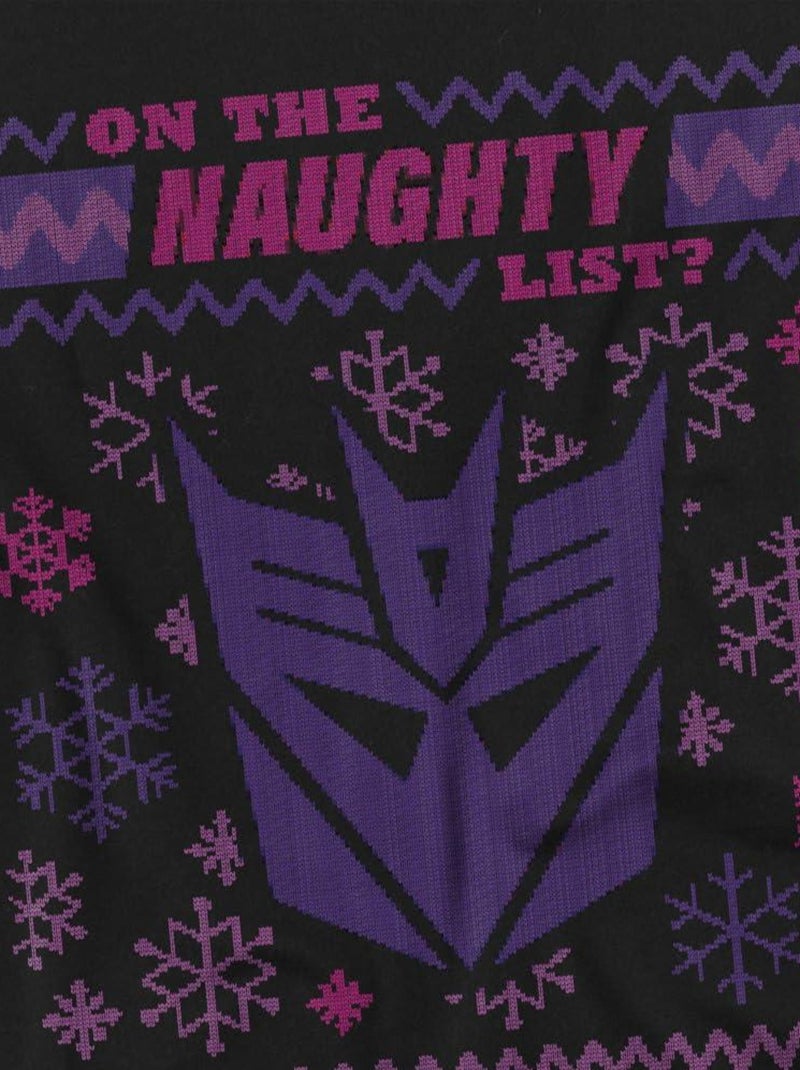 Transformers - T-shirt DECEPTICONS NAUGHTY LIST Noir - Kiabi