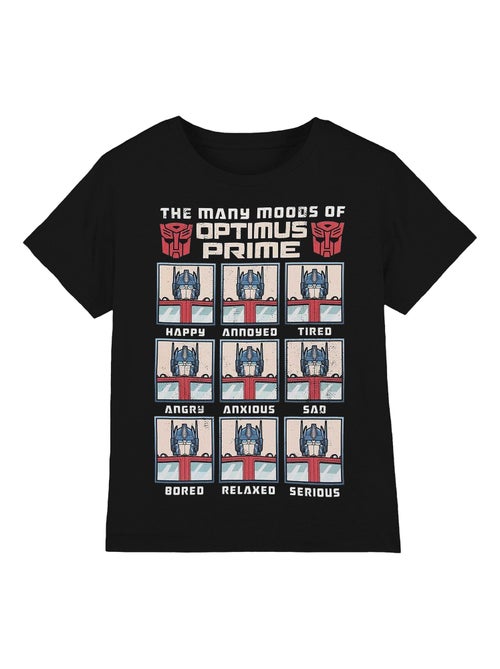 Transformers - T-shirt MANY MOODS OF OPTIMUS PRIME - Kiabi