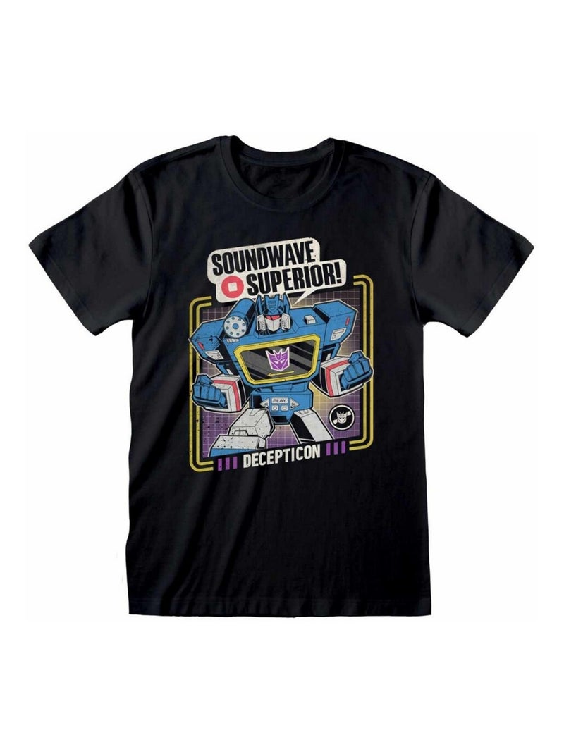 Transformers - T-shirt SUPERIOR Noir - Kiabi