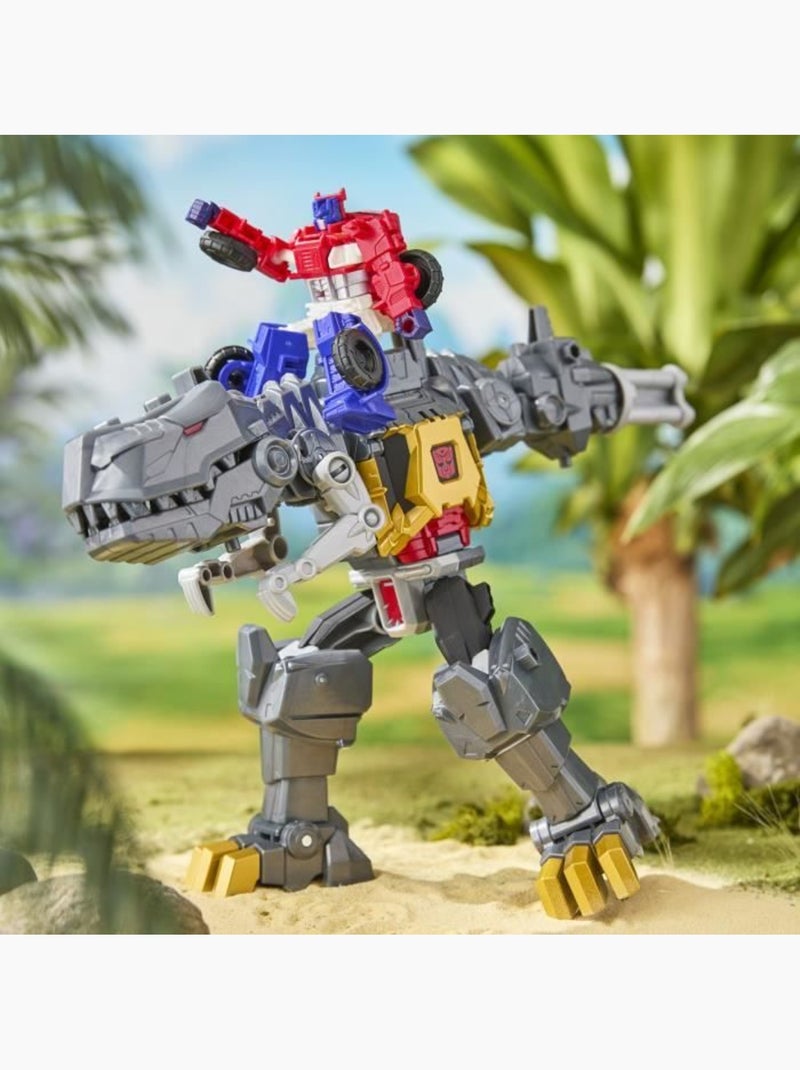 Transformers grimlock morsure et combat, figurine de 22,5 cm, transformers cyberworld, dès 6 ans Gris - Kiabi