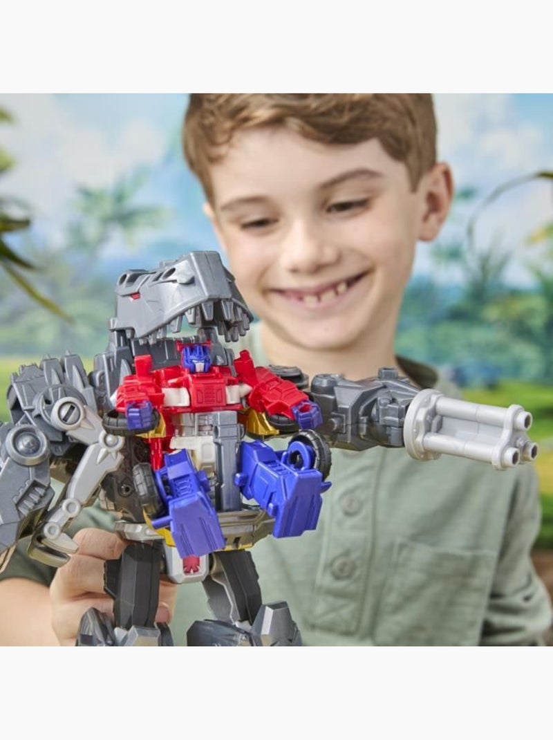 Transformers grimlock morsure et combat, figurine de 22,5 cm, transformers cyberworld, dès 6 ans Gris - Kiabi