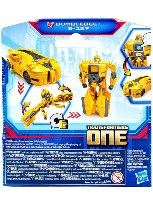 Transformers One Cog Changer, Figurine Bumblebee - Kiabi