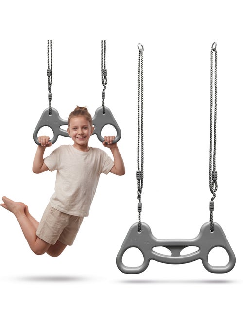 Trapèze de gymnastique HyperMotion avec cordes réglables enfant - Kiabi