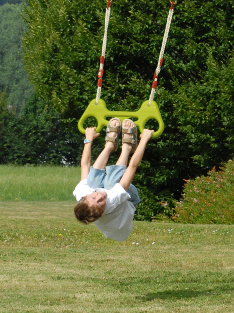 Trapèze vert avec anneaux pour enfants N/A - Kiabi
