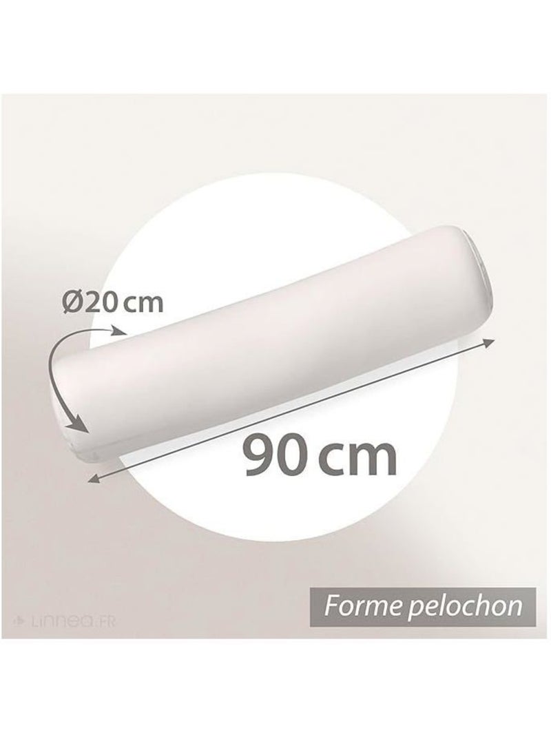 Traversin - l22g - 90cm - anti-acariens - moelleux - oeko-tex® standard 100 Blanc - Kiabi