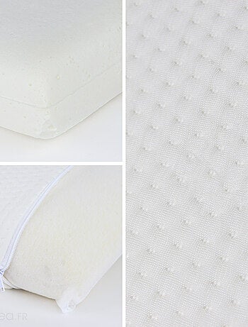 Traversin plat ASCONA mousse à mémoire de forme Mixte