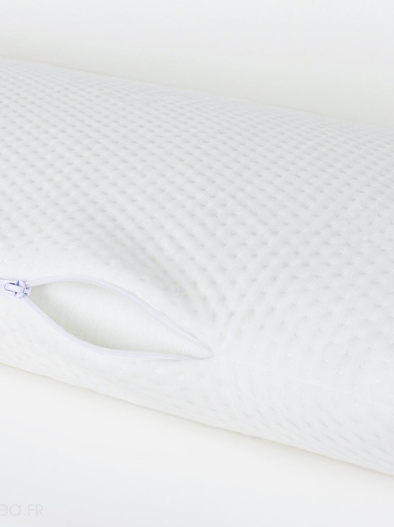 Traversin plat ASCONA mousse à mémoire de forme Mixte Blanc - Kiabi