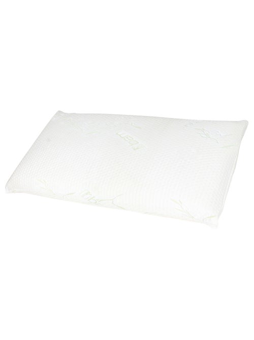 Traversin plat ASCONA mousse à mémoire de forme Viscose de soja - Kiabi
