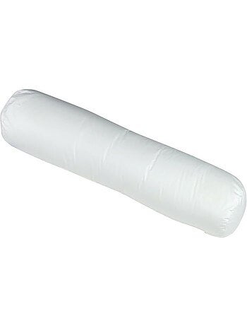 Traversin polochon 160cm - l22g - anti-bactérien - moelleux - oeko-tex® standard 100 - blanc