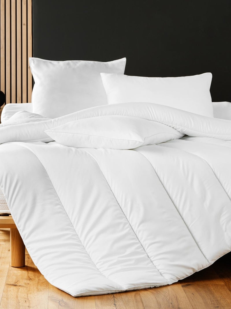 Traversin uni confort en polyester Blanc - Kiabi