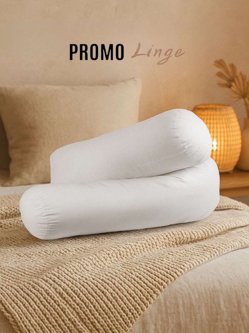 Traversins Polyester PROMO LINGE Blanc - Kiabi
